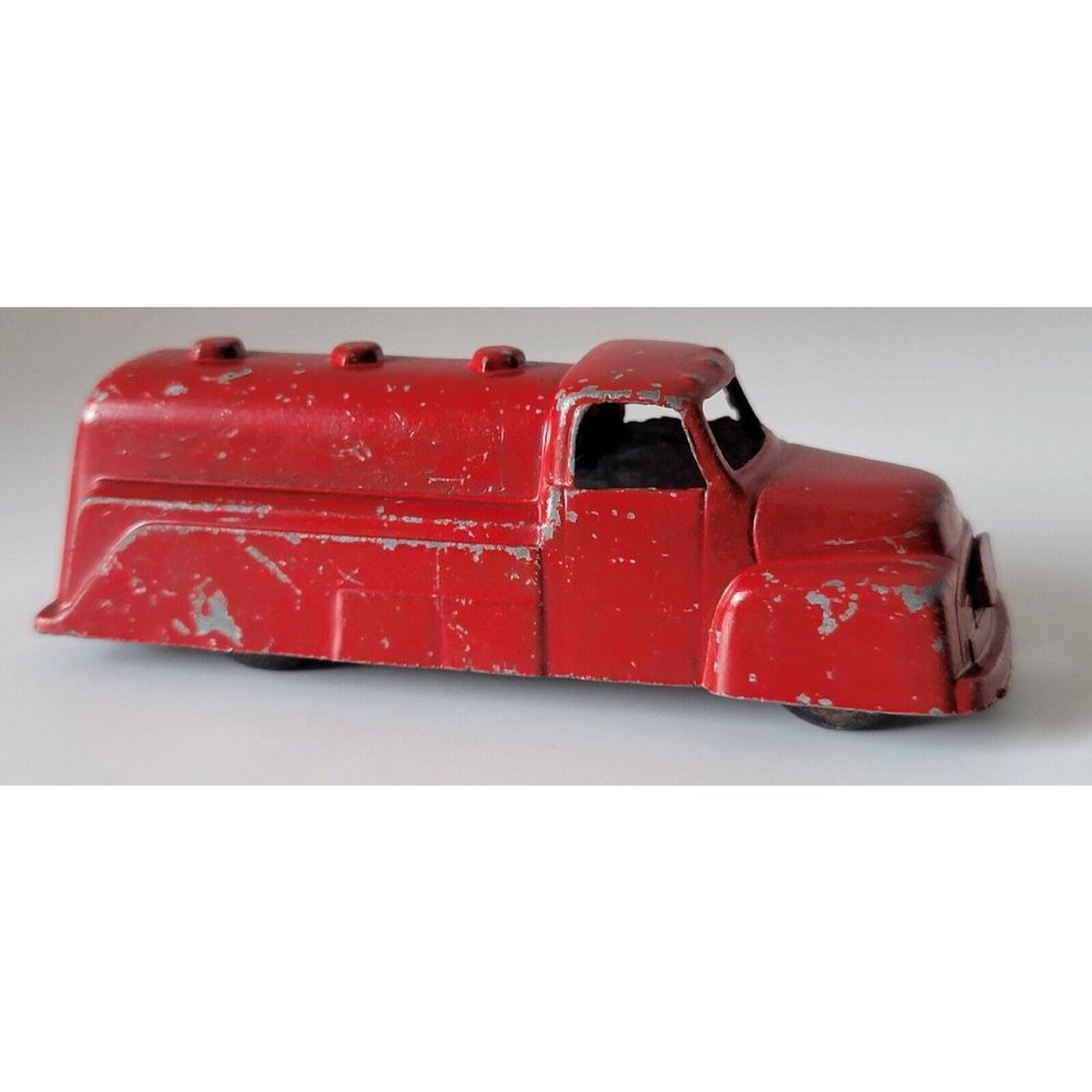 Goodee Red Tanker Truck Diecast Made In USA Vintage